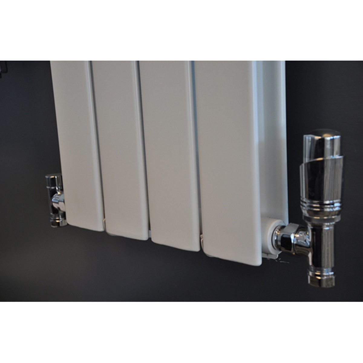 Wiesbaden Luxe Thermostatische Radiator Aansluitset Haaks Chroom