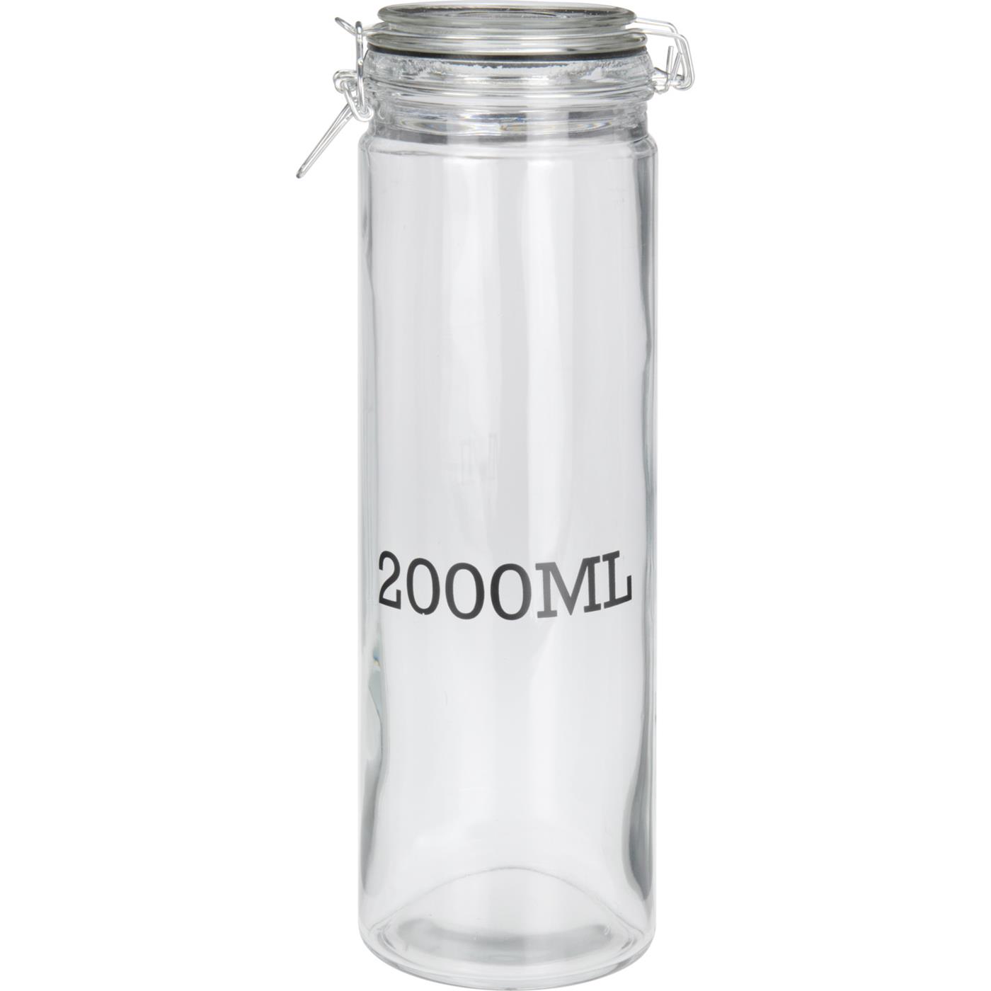 Excelent Houseware Voorraadpot glas 2L