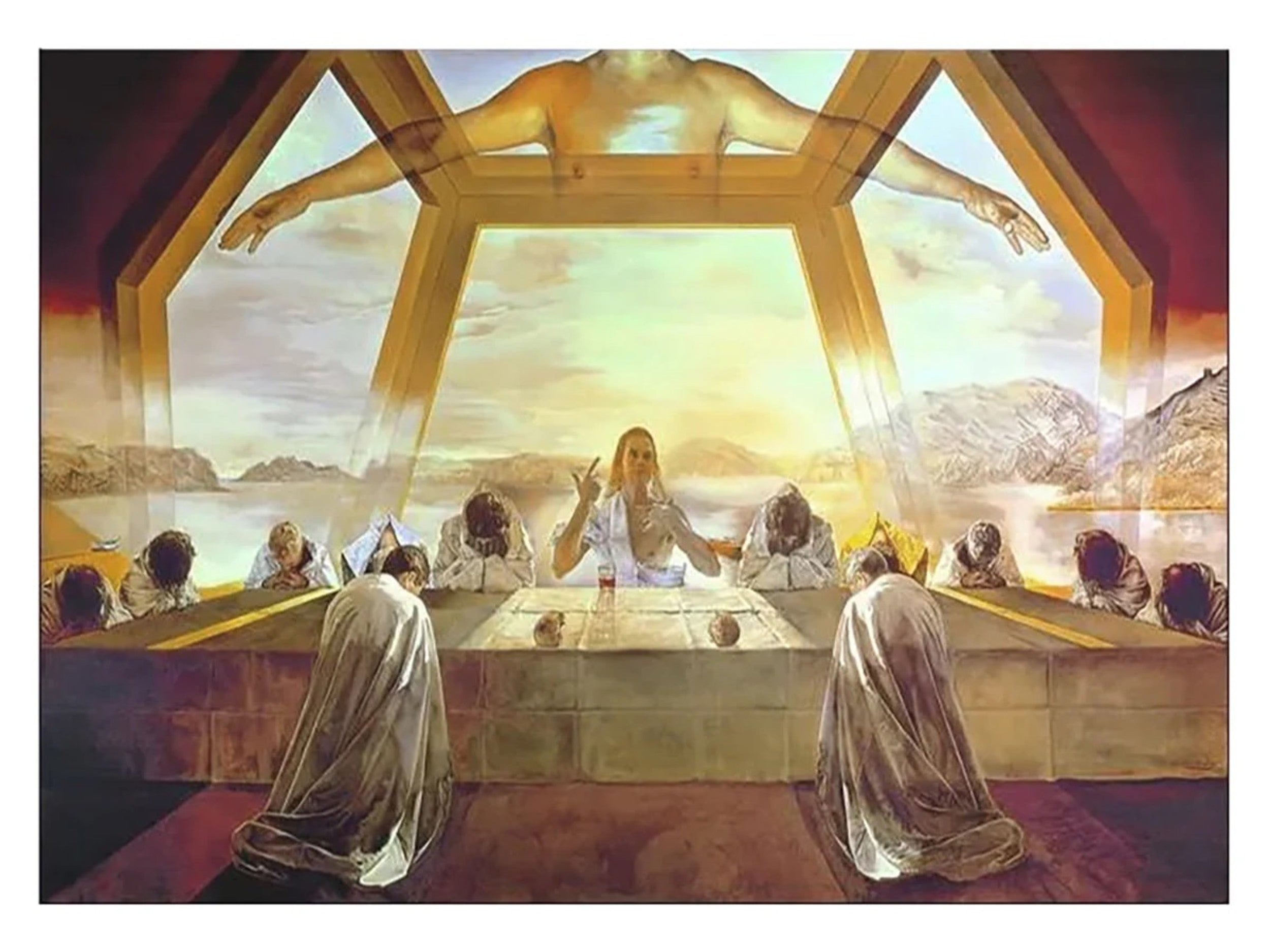 PGM Kunstdruk Salvador Dali - La Cene 80x60cm