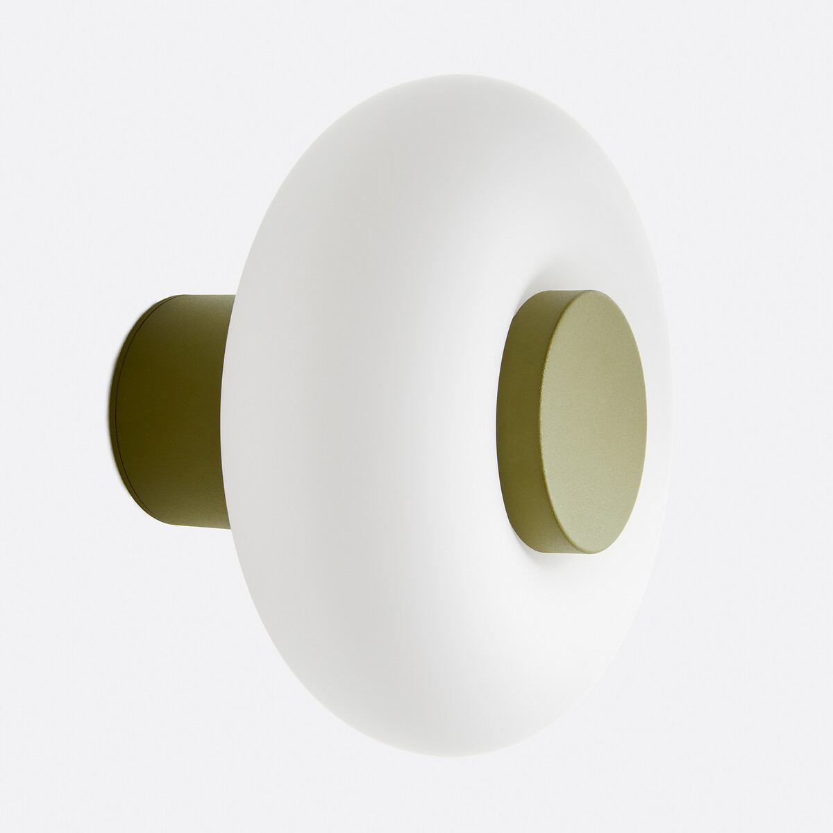 LA REDOUTE INTERIEURS Wandlamp in ijzer en opaline, Omer