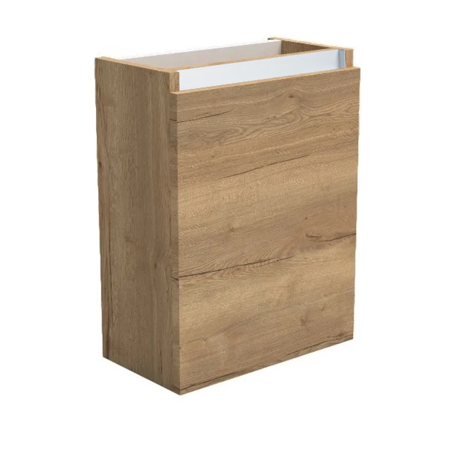 Sanilux Fonteinkast  Trendline 52x40x22 cm Rechts Softclose Aluminium Natural Oak