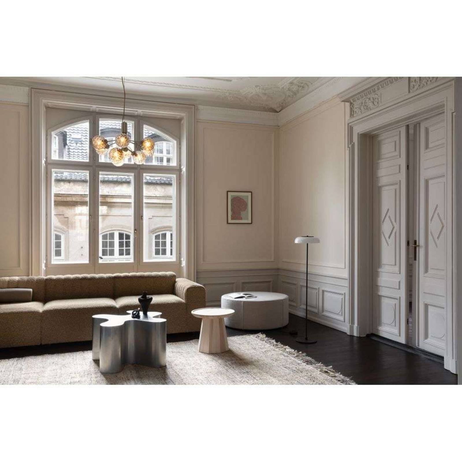 Nuura Aps Nuura kroonluchter Apiales 9, Ø 60 cm, messing-/goudkleurig