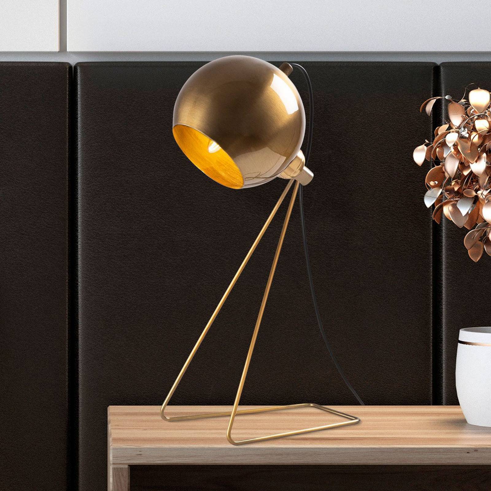 Opviq Tafellamp Mixed, messing, metaal, hoogte 45 cm, E14