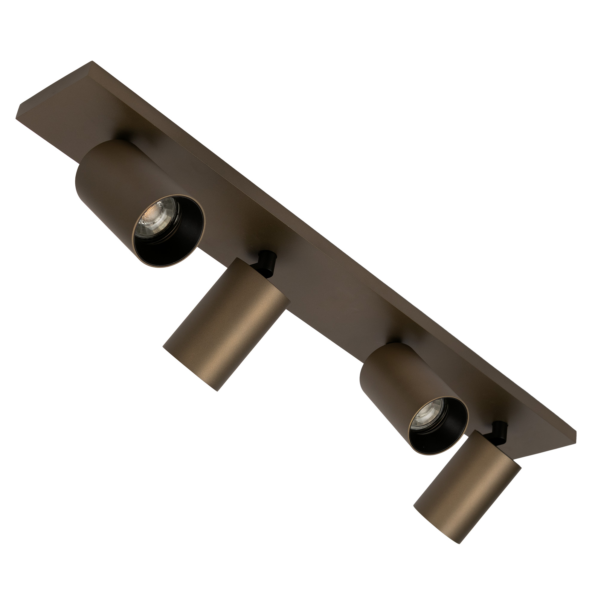 KS Verlichting Mila 4 Opbouwspot Brons
