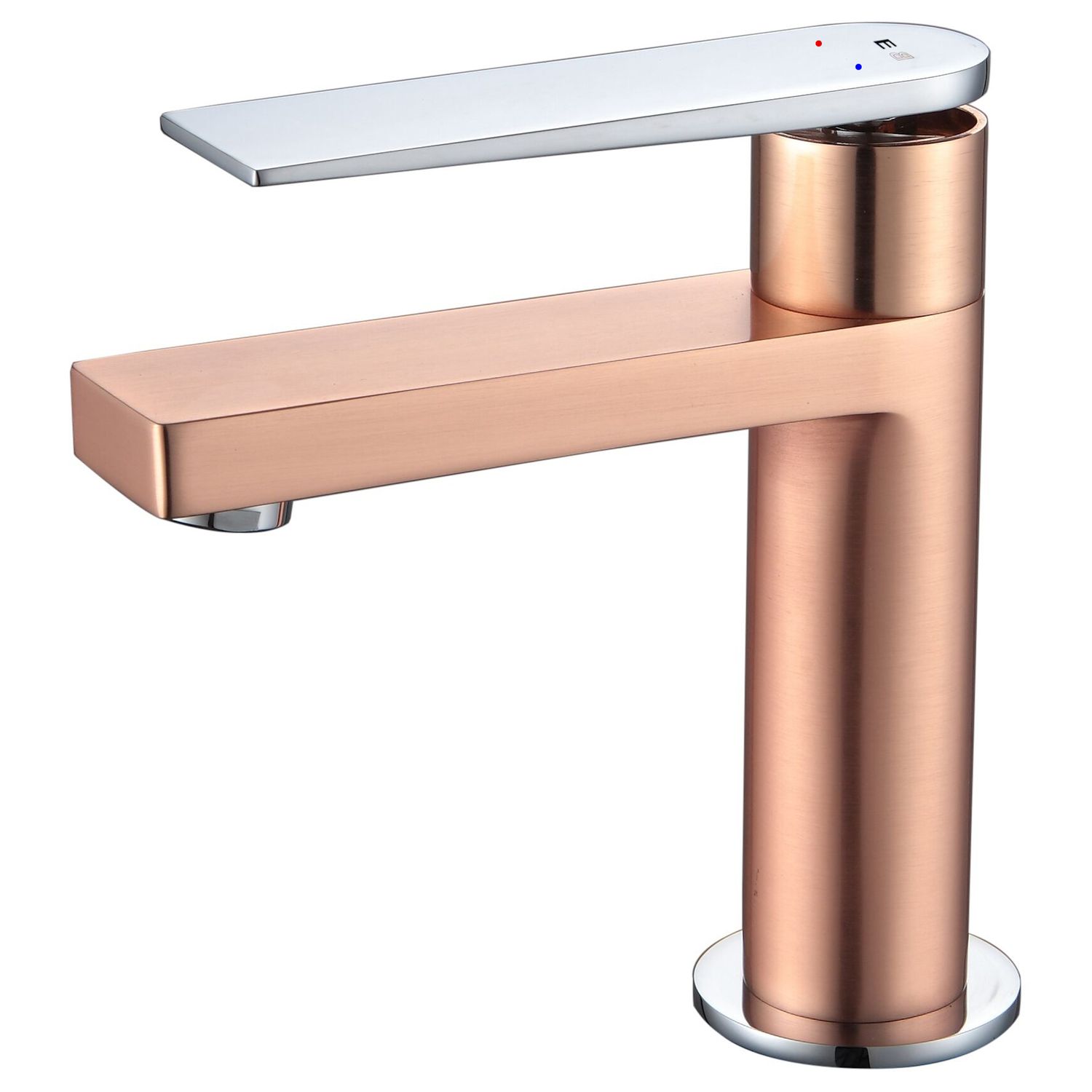 ESSEBAGNO Wastafelmengkraan Allure Roségoud/chroom