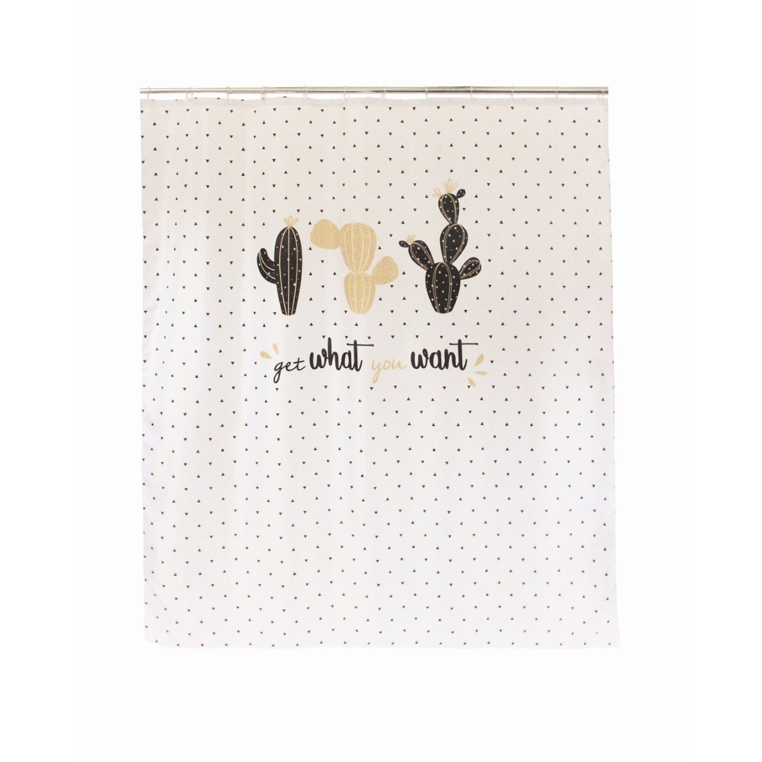 Allibert Douchegordijn Cactusa Polyester 180x200cm