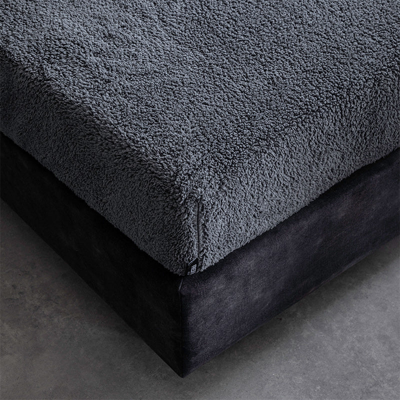 Fresh and Co Hoeslaken Teddy - Topper - 180x200cm - Antraciet -  - 