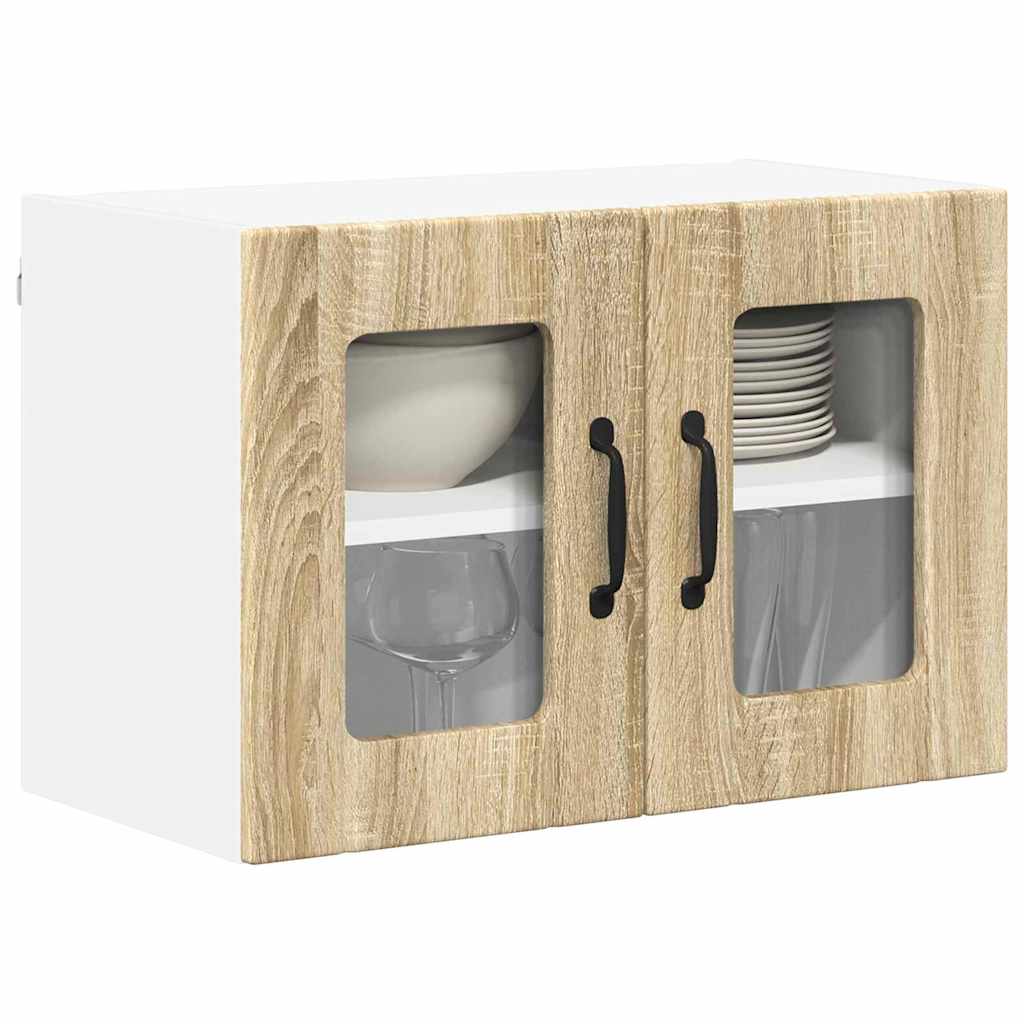 vidaXL Keukenkast aan de muur met plank Sonoma Eiken 60 x 31 x 40 cm