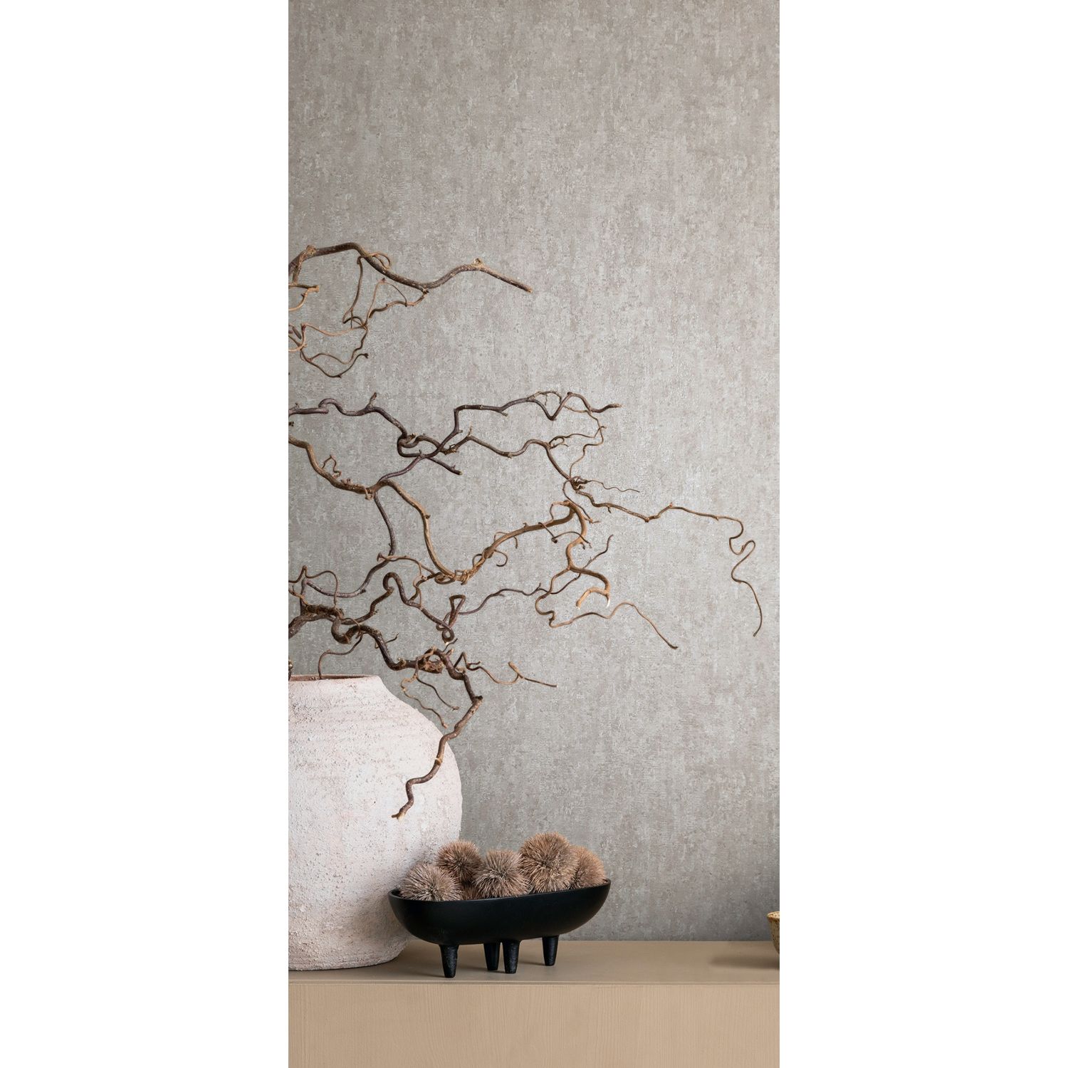 Praxis Vliesbehang City Romance 35134 - Taupe - Grijs-bruin - Vergrijsd Bruin - 10,05m X 53cm