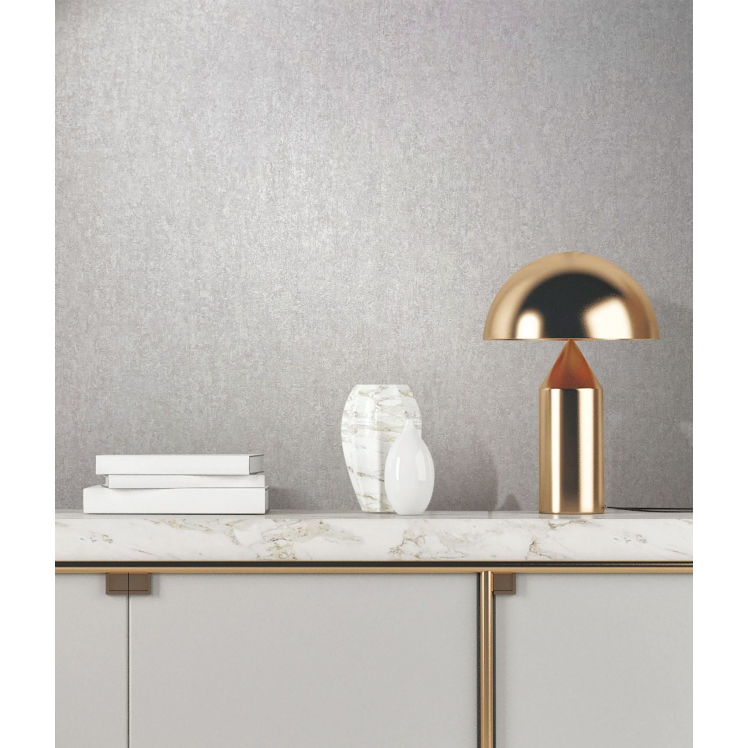 Praxis Vliesbehang City Romance 35136 - Lichtgrijs - 10,05 M X 53 Cm