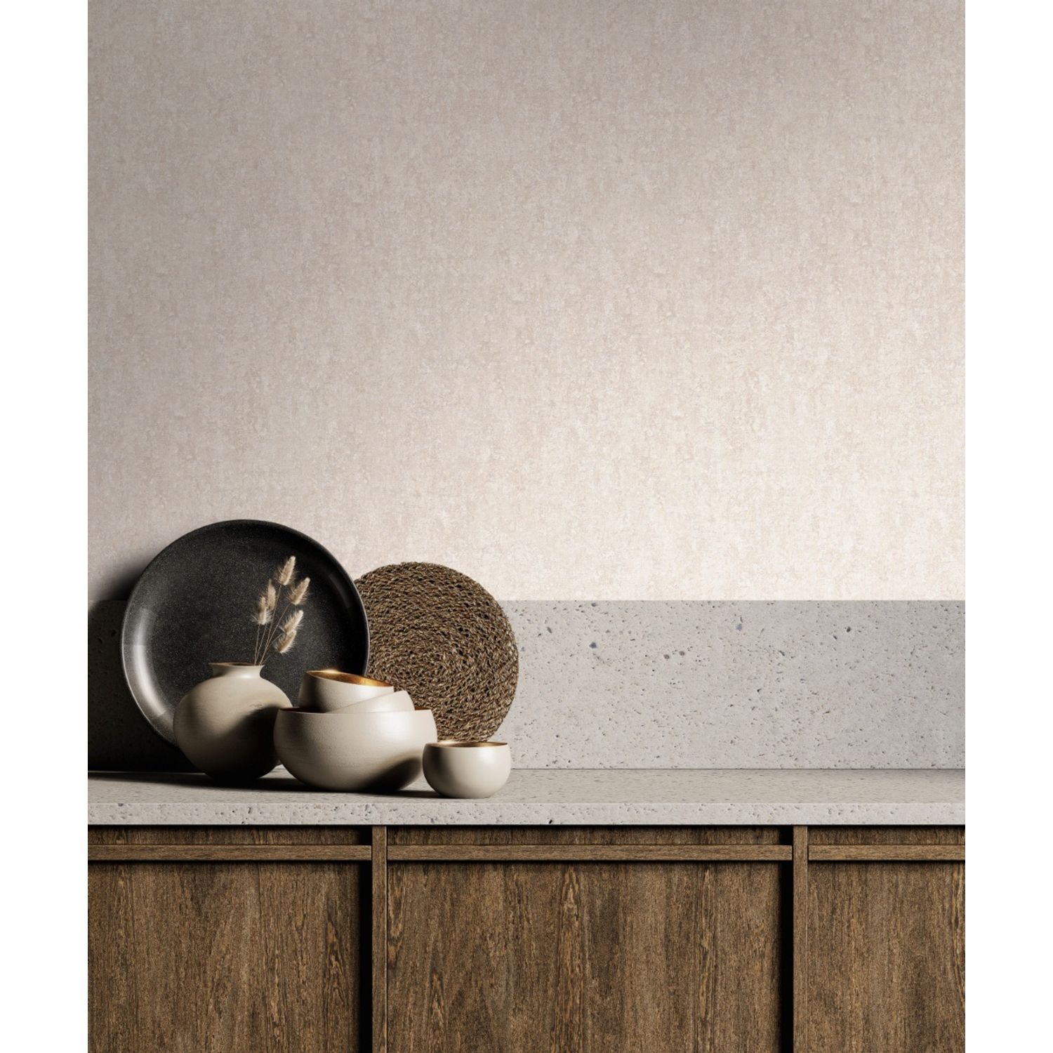 Praxis Vliesbehang City Romance 35138 - Zand - Beige - 10,05m X 53cm