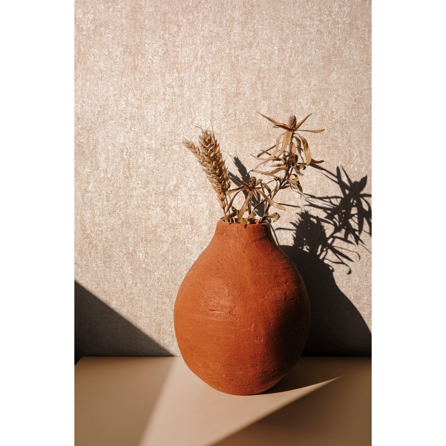 Praxis Vliesbehang City Romance 35141 - Lichtbruin - 10,05 M X 53 Cm