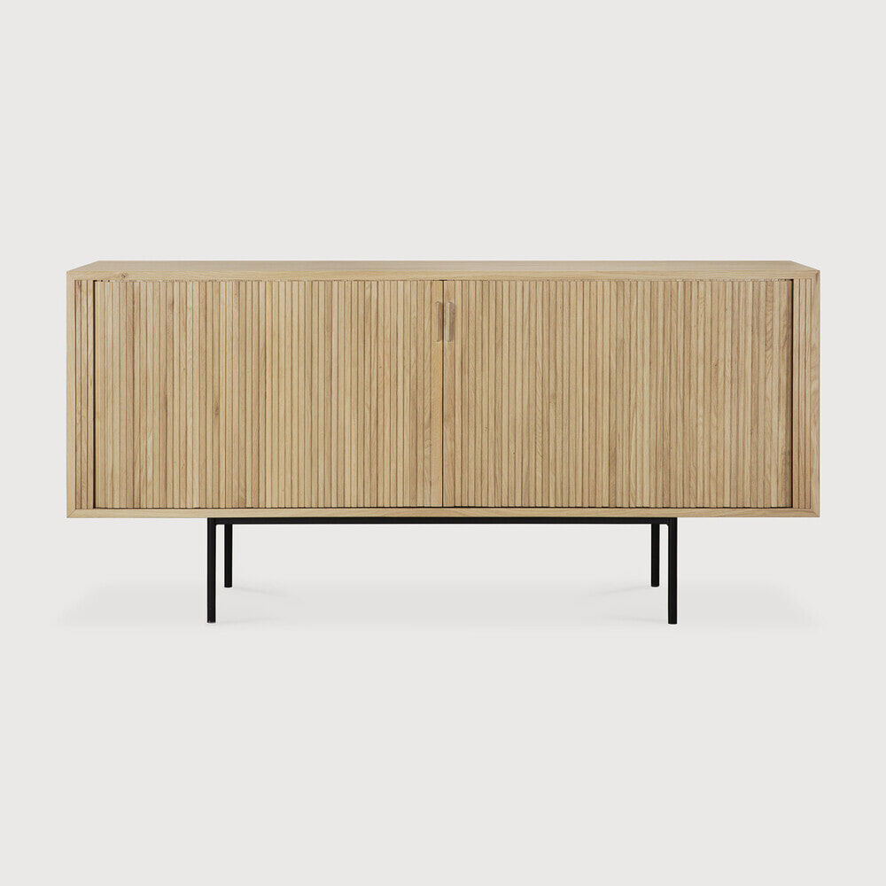 Ethnicraft Dressoir Roller Max Geolied Eikenhout, 168cm - Naturel