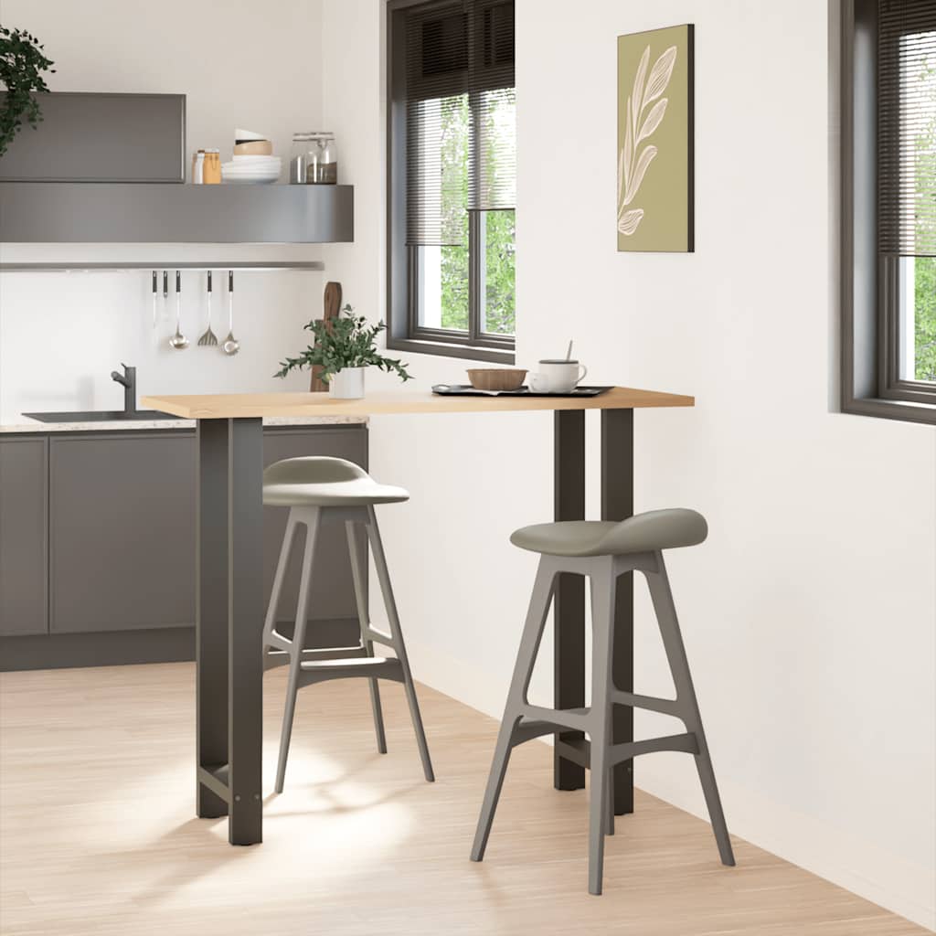 vidaXL Bartafelpoten 2 st 40x(110-111) cm staal antraciet