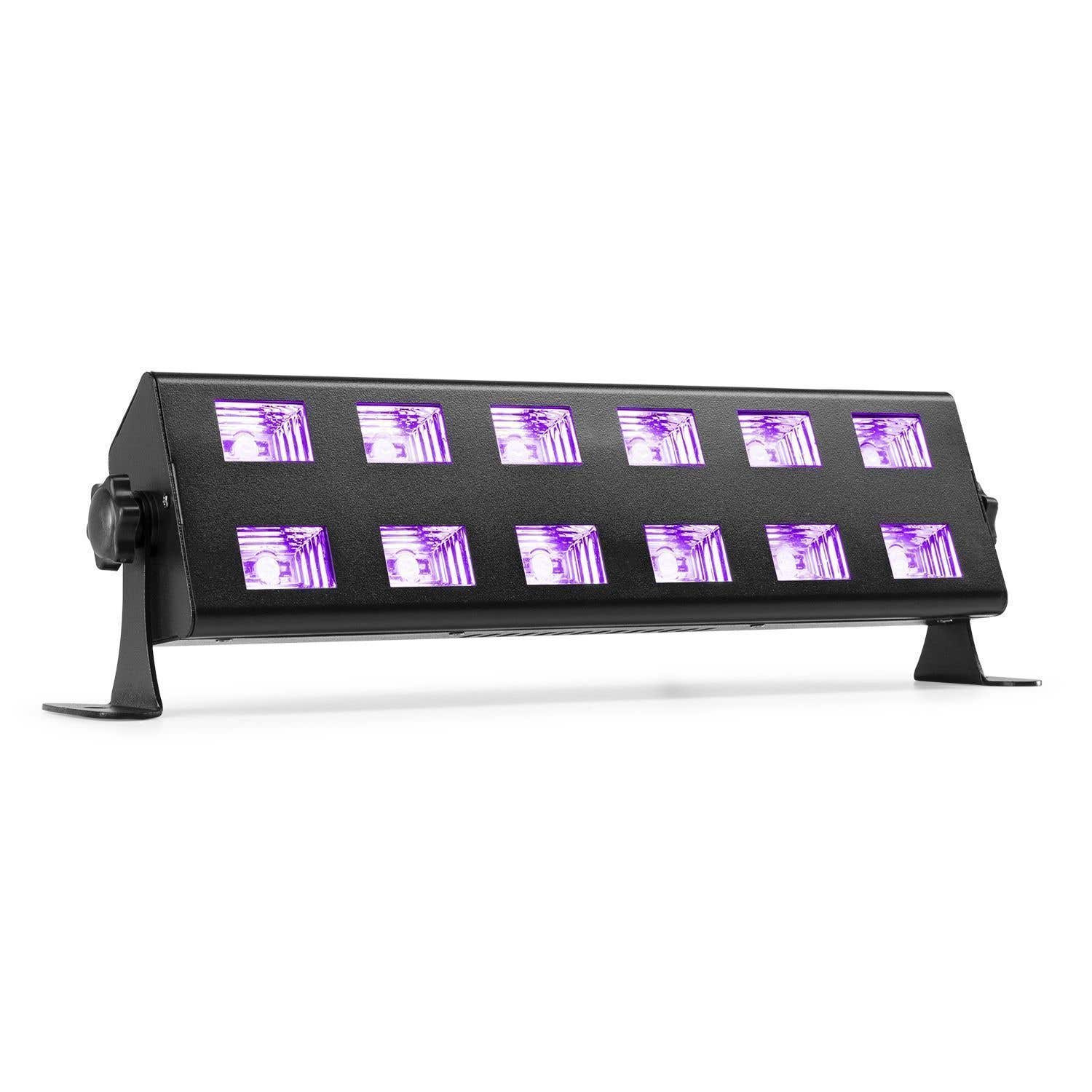 BeamZ Retourdeal -  BUV263 LED blacklight bar met 12 krachtige UV LED's