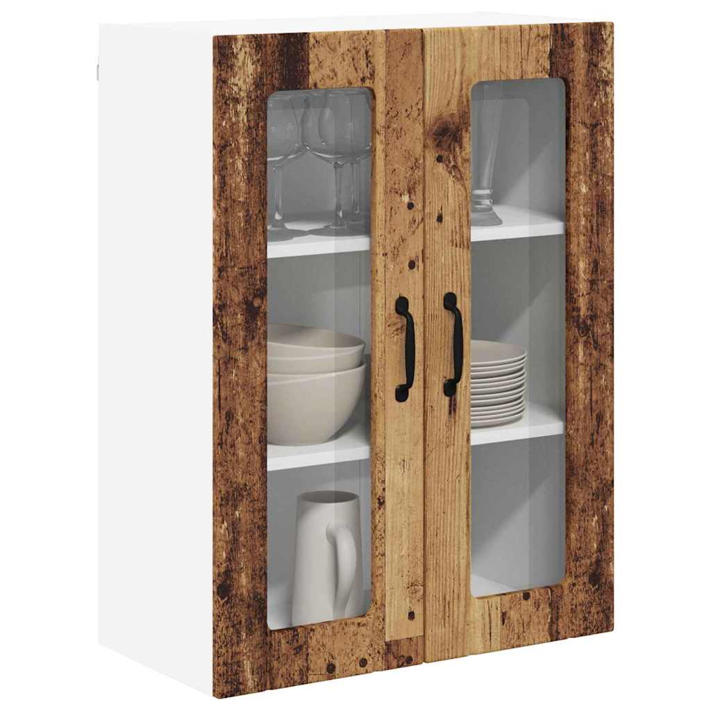 vidaXL Keukenkast aan de muur Oud Hout 60 x 31 x 80 cm Bewerkt hout