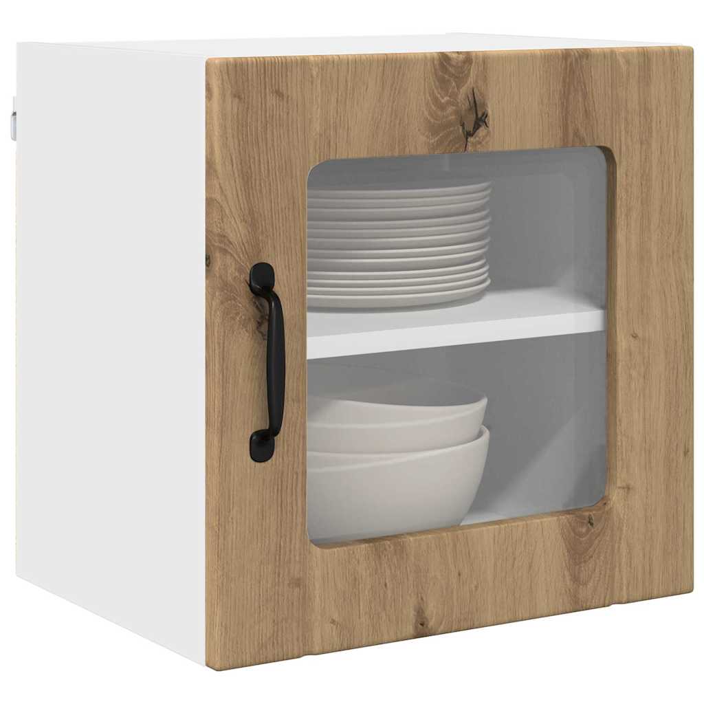 vidaXL Keukenkast aan de muur met plank Artisan Eiken 40 x 31 x 40 cm