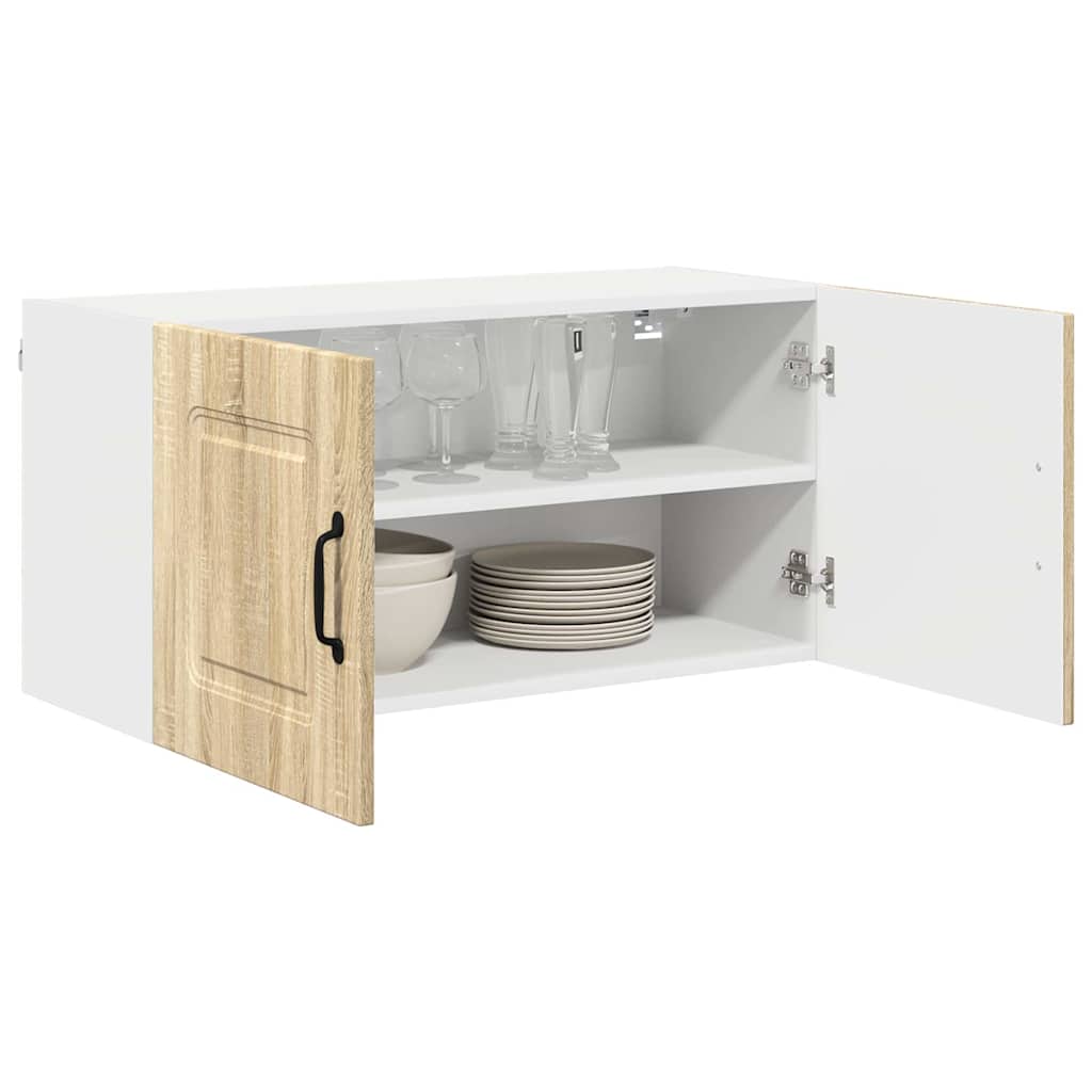 vidaXL Keukenkast aan de muur met plank Sonoma Eiken 80 x 31 x 40 cm