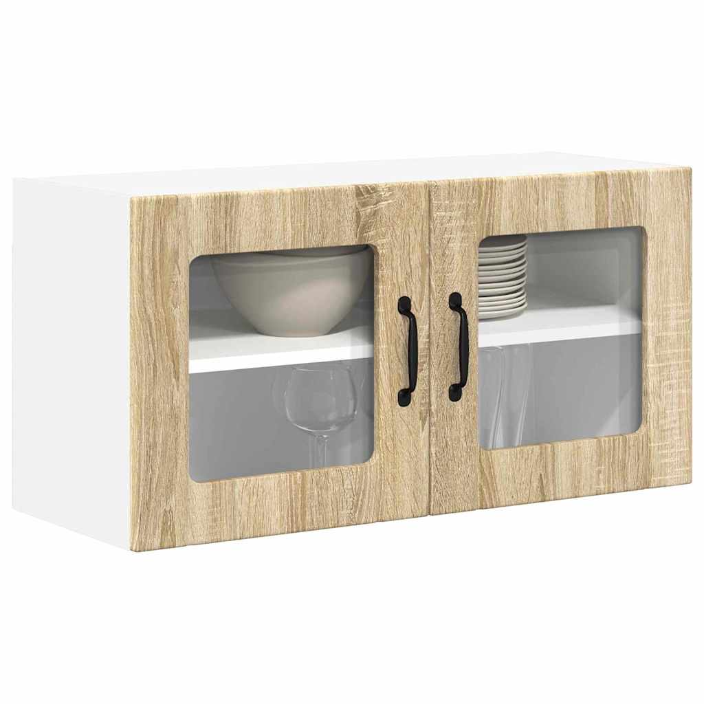 vidaXL Keukenkast aan de muur met plank Sonoma Eiken 80 x 31 x 40 cm