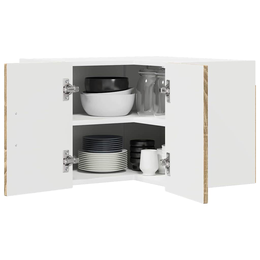 vidaXL Keukenkast aan de muur met plank Sonoma Eiken 57 x 57 x 40 cm