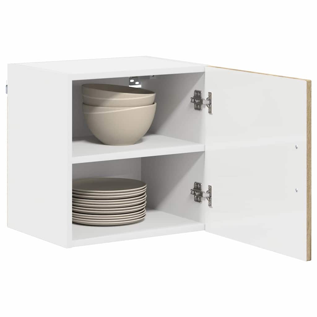 vidaXL Keukenkast aan de muur 2 pcs Sonoma Eiken 40 x 31 x 40 cm