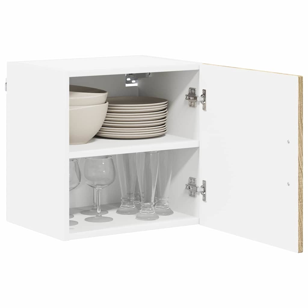 vidaXL Keukenkast aan de muur 2 pcs Sonoma Eiken 40 x 31 x 40 cm