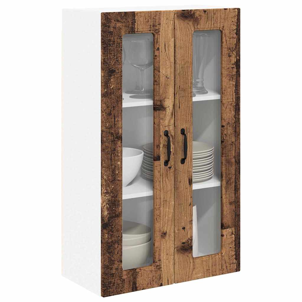 vidaXL Keukenkast aan de muur Oud Hout 60 x 31 x 100 cm Bewerkt hout