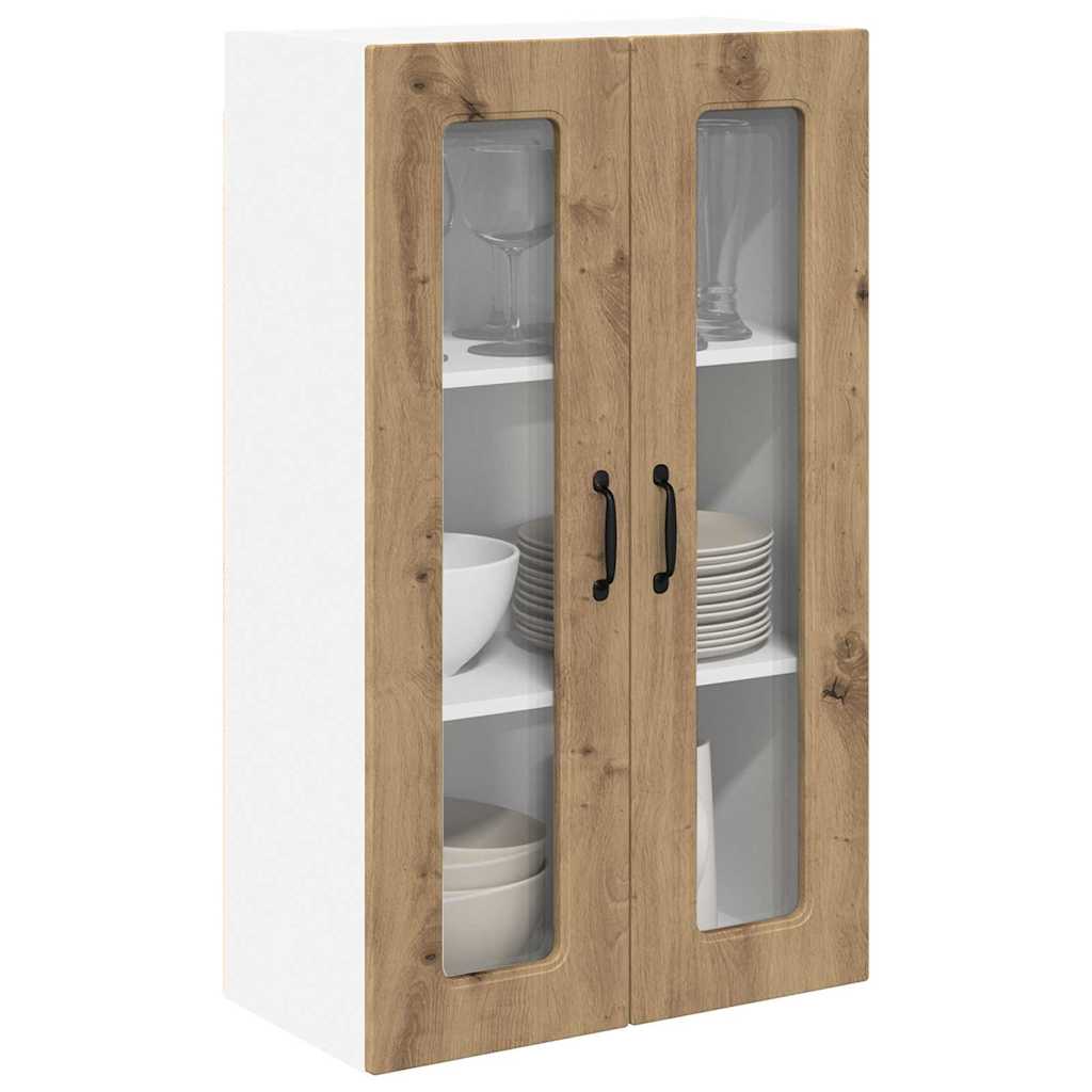 vidaXL Keukenkast aan de muur met plank Artisan Eiken 60 x 31 x 100 cm