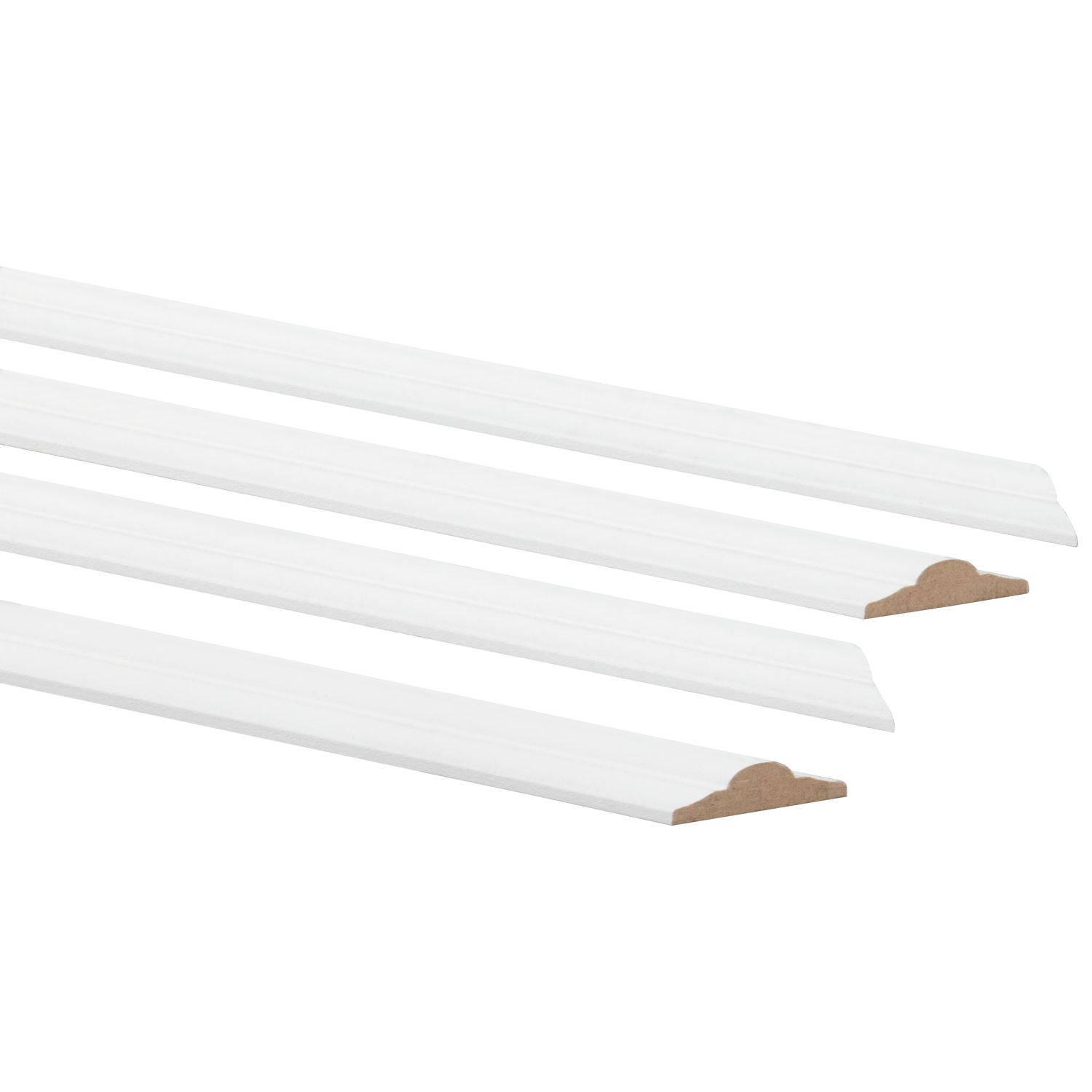 CanDo Sierlijstenset - Wit - Gegrond - Mdf - Zelfklevend - 8,5x22mm - 50x70cm