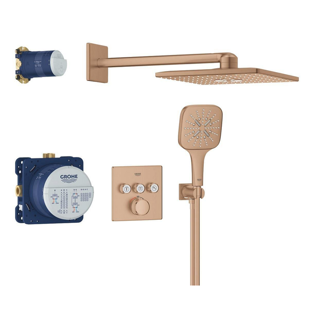 Grohe Grohtherm smartcontrol Perfect showerset compl. warm sunset geb. 34864dl0