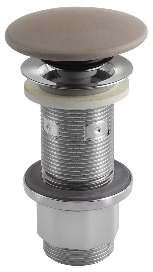 Sapho Clickwaste  5/4 Beton Plug 10-80mm Mat Zand