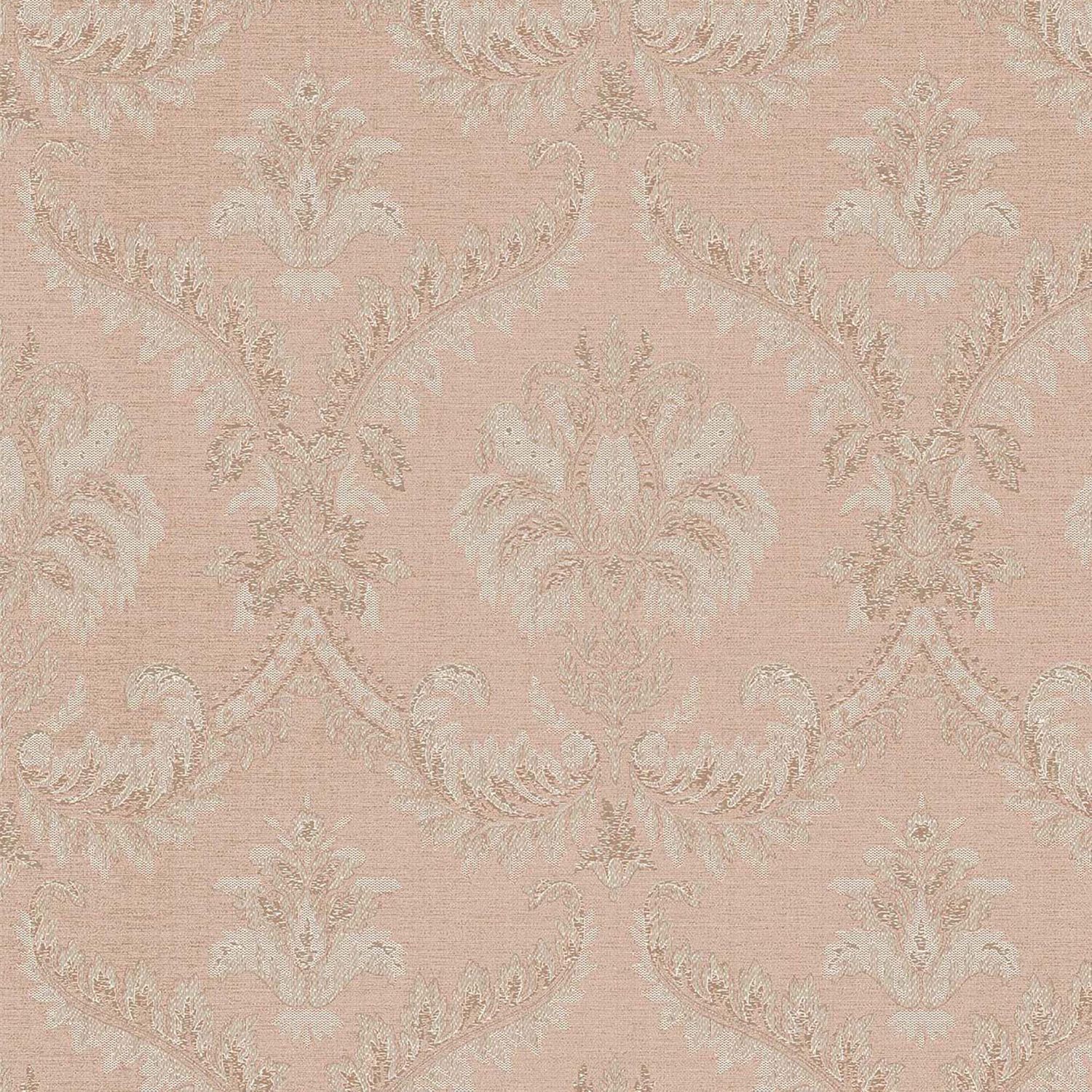 Praxis Vliesbehang Classic & Elegant 23604 - Lichtroze - Beige - Champagne Glans - 10,05m X 53cm