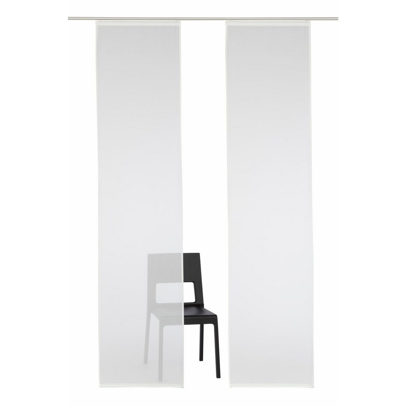My home Paneelgordijn Xanten set van 2, met bevestigingsmateriaal, breedte 57 cm, roomdivider, modern (2 stuks)