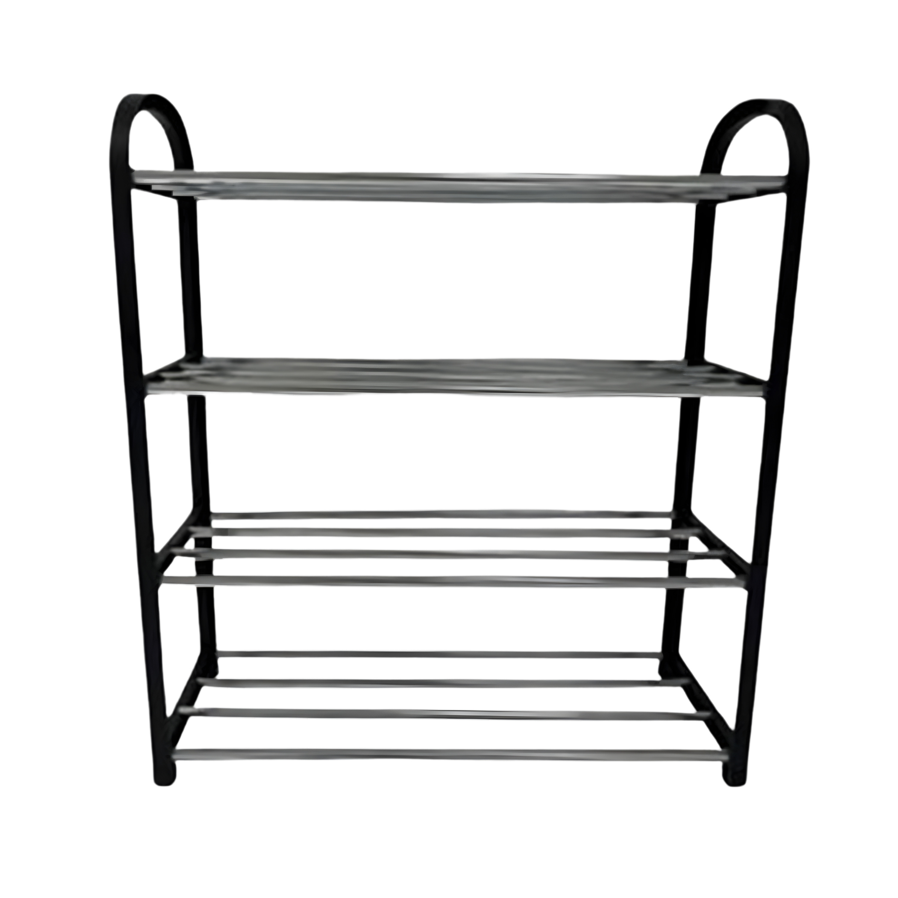 Merkloos CMP Schoenenrek - zwart - 4 niveaus - 50 x 62 x 16 cm - opbergrek -