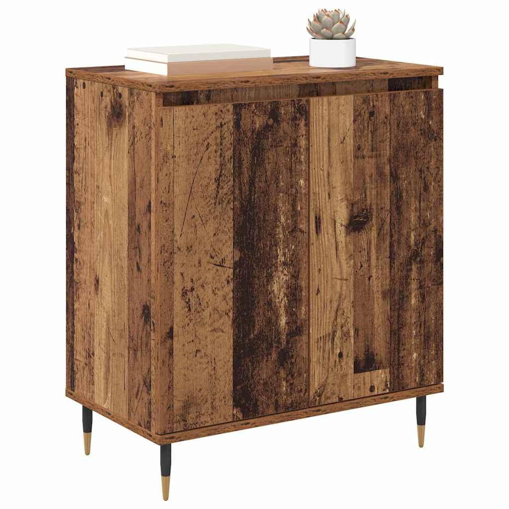 vidaXL Dressoir Oud Hout 60 x 35 x 70 cm Bewerkt hout