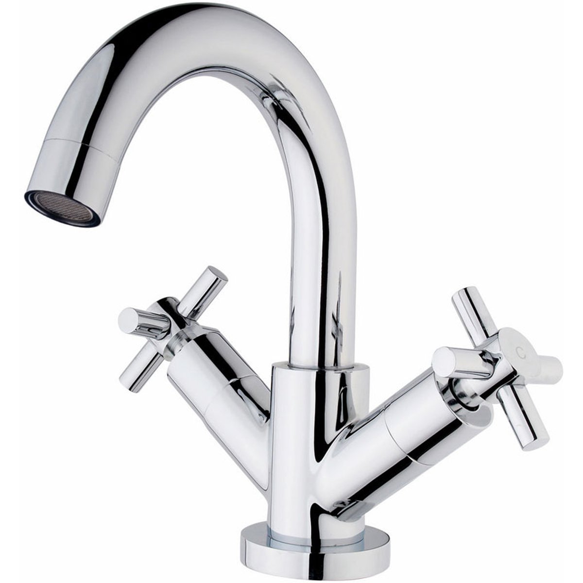 Xellanz Cross Wastafelkraan - Chroom