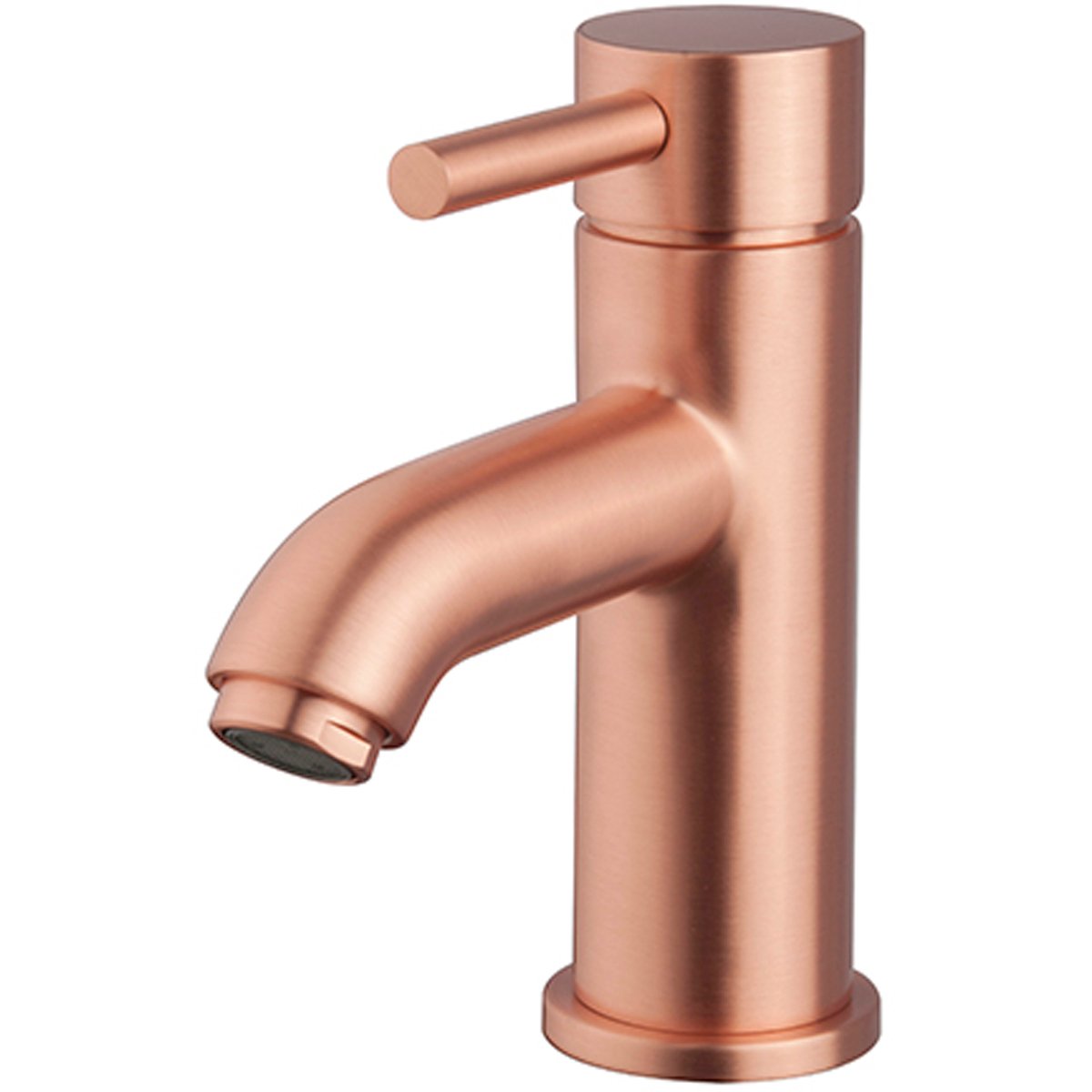 Wiesbaden Caral Wastafelkraan laag - Geborsteld Koper