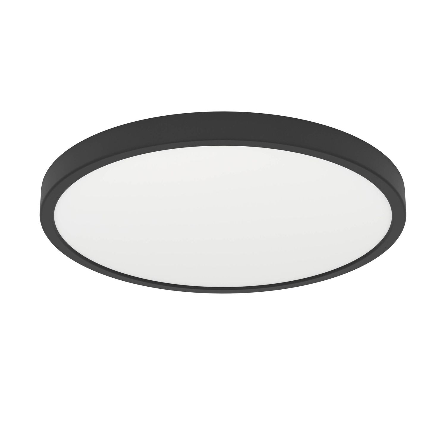 EGLO Plafondlamp Badkamer Fueva 6 Zwart ⌀21cm 11,5w