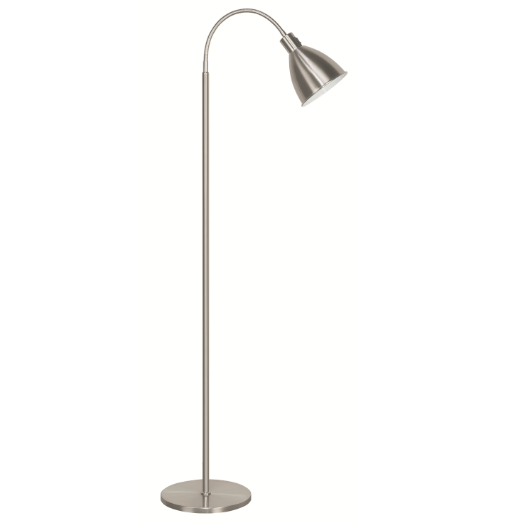 Sfeerlampen Campus zilver vloerlamp