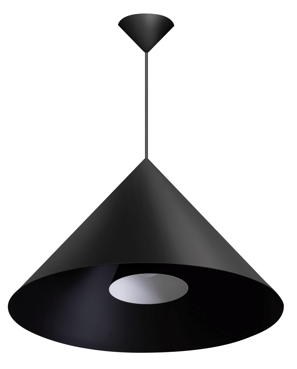 ETH Hanglamp Dillon zwart Ø 55 cm