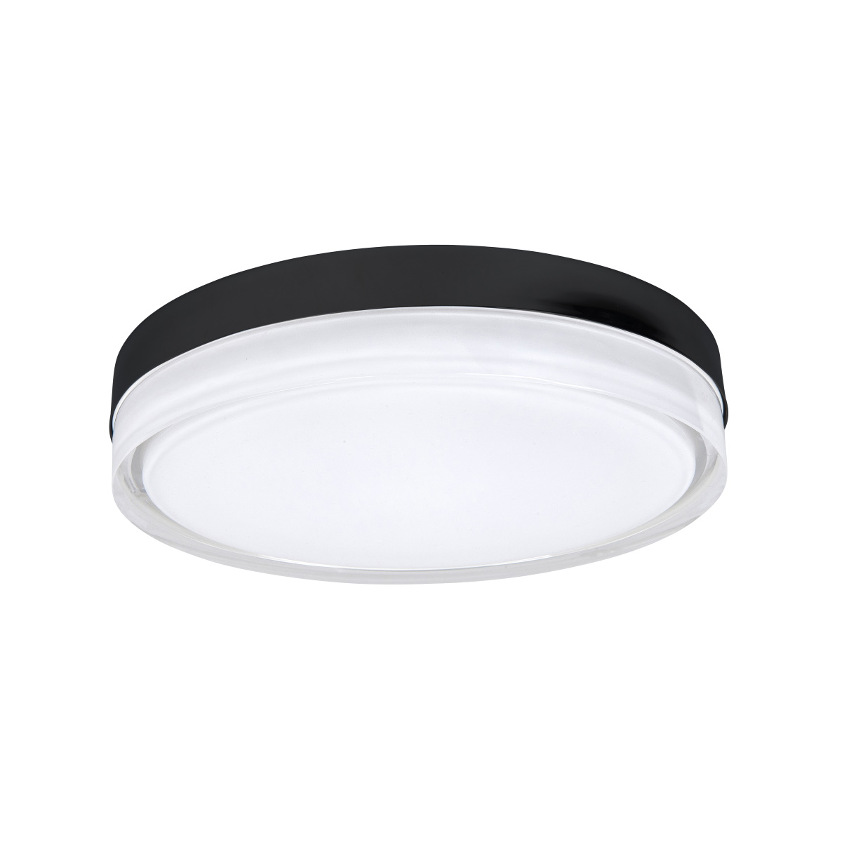 Sfeerlampen Disc zwart 35cm plafondlamp