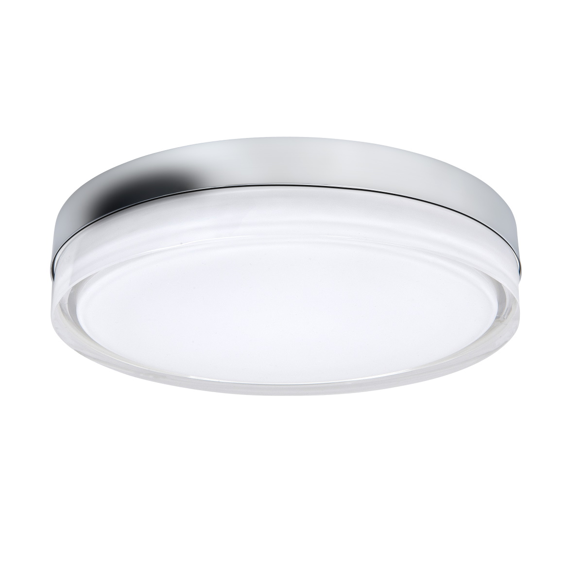 Sfeerlampen Disc nickel 28cm plafondlamp