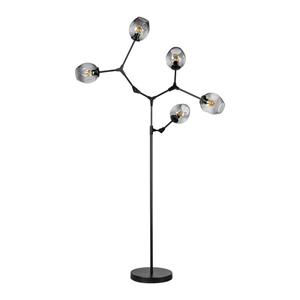 Sfeerlampen Vloerlamp Lime smoke 5 lichts