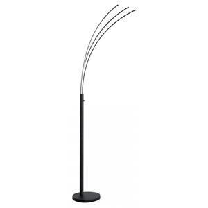 Sfeerlampen Vloerlamp Arch zwart 185cm