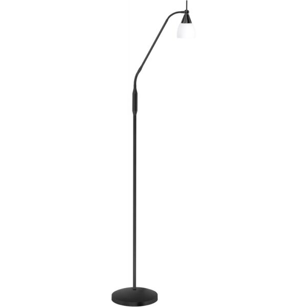 Sfeerlampen Vloerlamp Touchy zwart 150cm