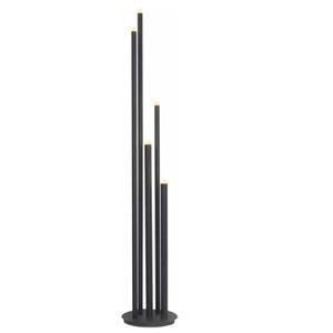 Sfeerlampen Vloerlamp Tubes zwart 5 lichts