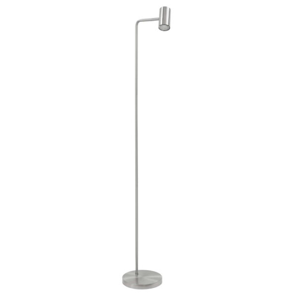 Sfeerlampen Vloerlamp Burgos chroom 134cm