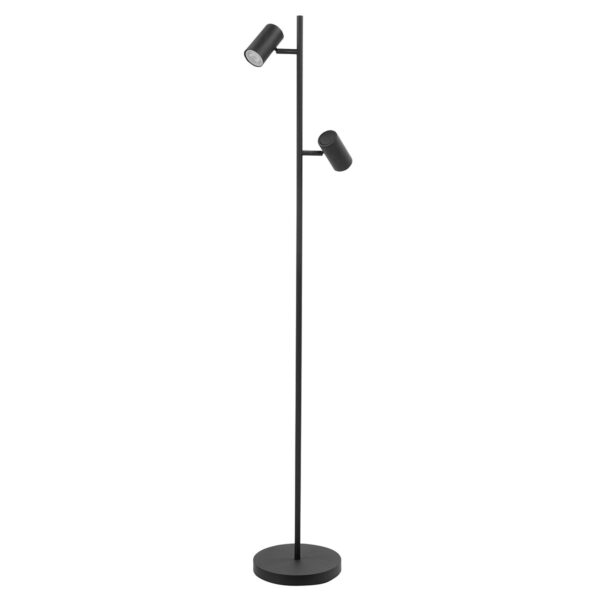 Sfeerlampen Vloerlamp Burgos zwart 142cm