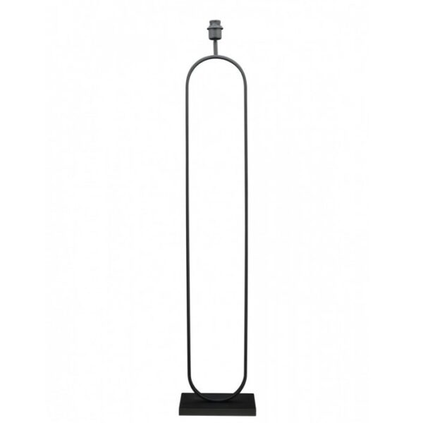 Sfeerlampen Vloerlamp Gino zwart 140cm