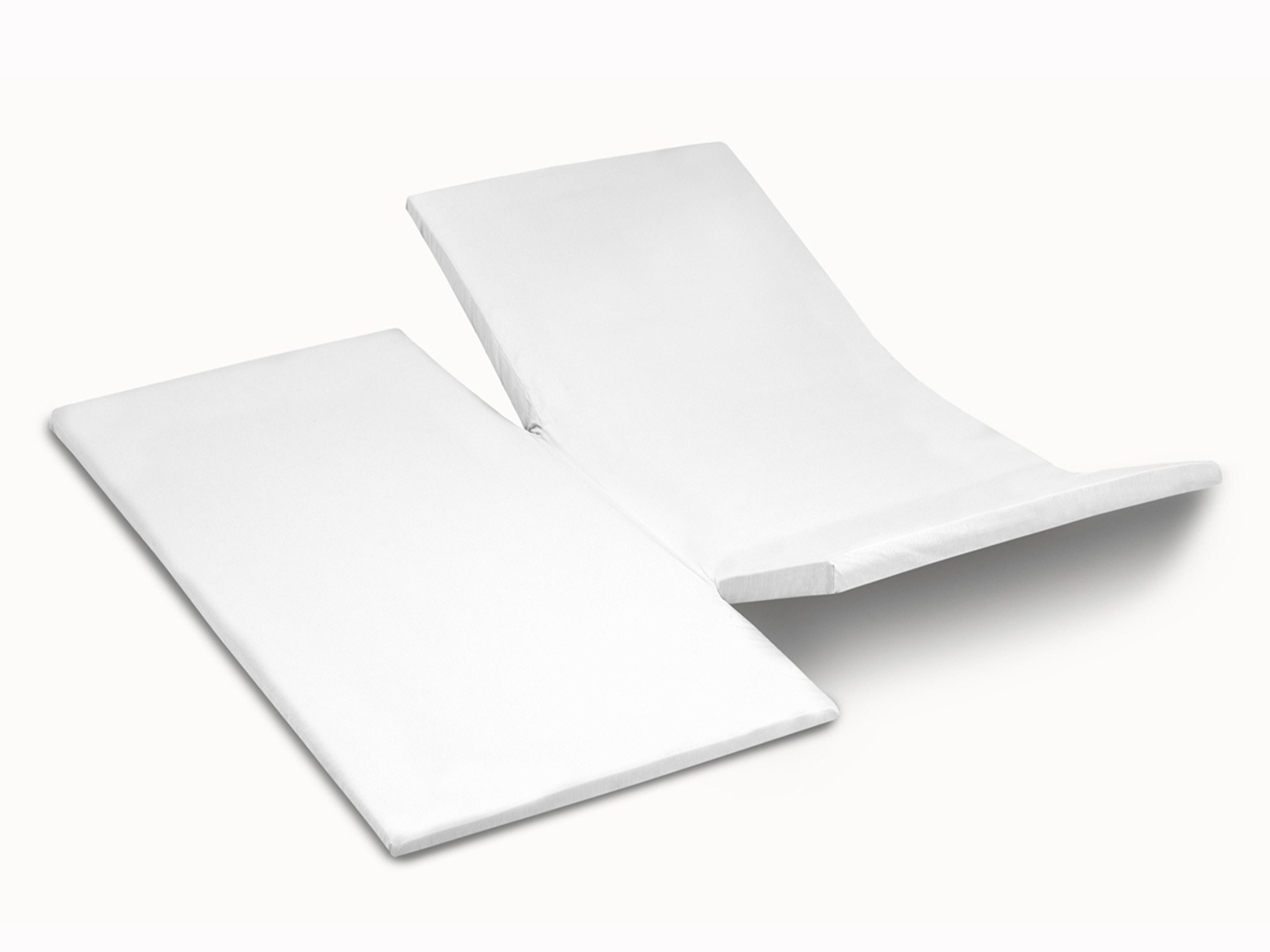 TotaalBED YOON molton katoen | dubbele split | Wit | 200 x 200 cm